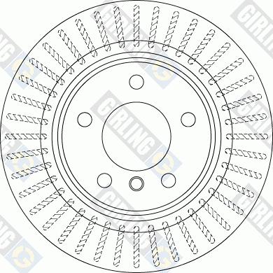 Girling 6063132 - Тормозной диск autospares.lv