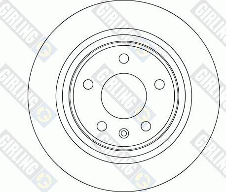 Girling 6063704 - Тормозной диск autospares.lv