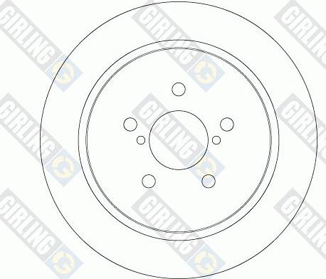 Girling 6062904 - Тормозной диск autospares.lv