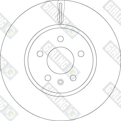 Girling 6062605 - Тормозной диск autospares.lv