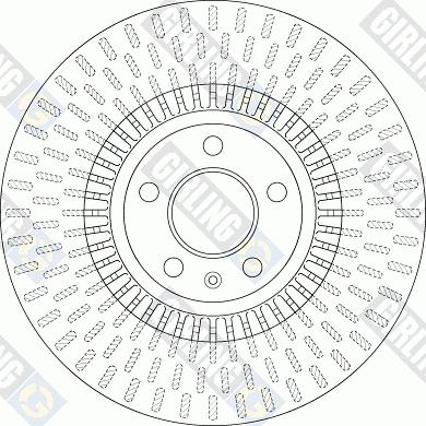 Girling 6062161 - Тормозной диск autospares.lv