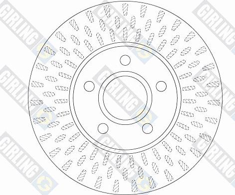 Girling 6062171 - Тормозной диск autospares.lv