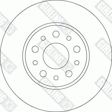 Girling 6062284 - Тормозной диск autospares.lv