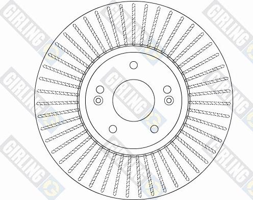 Girling 6062221 - Тормозной диск autospares.lv