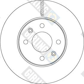 Girling 6067941 - Тормозной диск autospares.lv