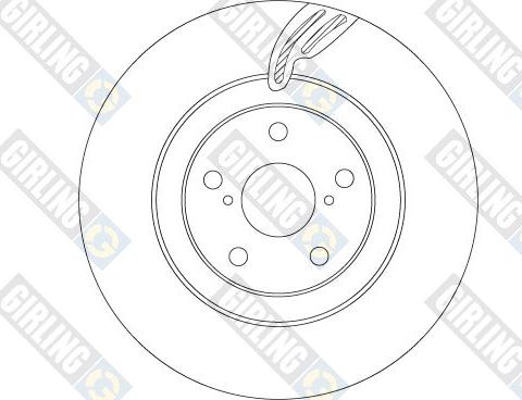 Girling 6067925 - Тормозной диск autospares.lv