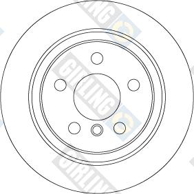 Girling 6067564 - Тормозной диск autospares.lv