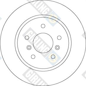 Girling 6067872 - Тормозной диск autospares.lv