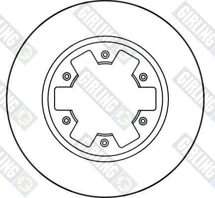 Girling 6019651 - Тормозной диск autospares.lv