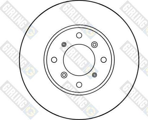Girling 6019631 - Тормозной диск autospares.lv