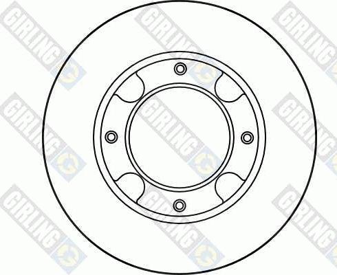 Girling 6019703 - Тормозной диск autospares.lv