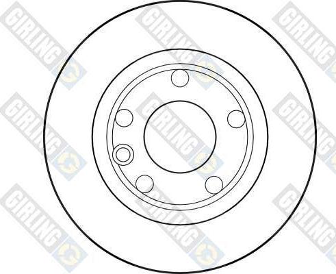 Girling 6015933 - Тормозной диск autospares.lv