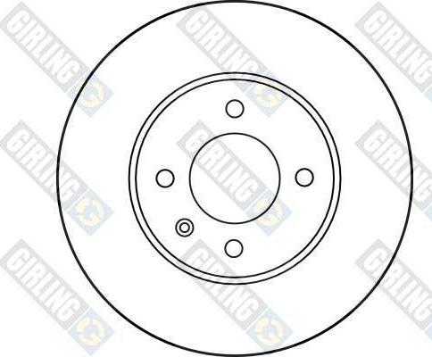 Girling 6015331 - Тормозной диск autospares.lv