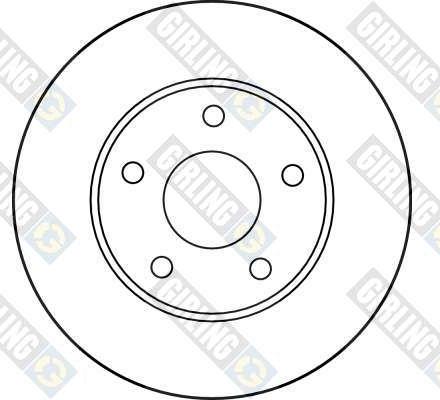 Girling 6016471 - Тормозной диск autospares.lv