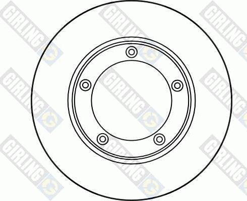 Girling 6012093 - Тормозной диск autospares.lv