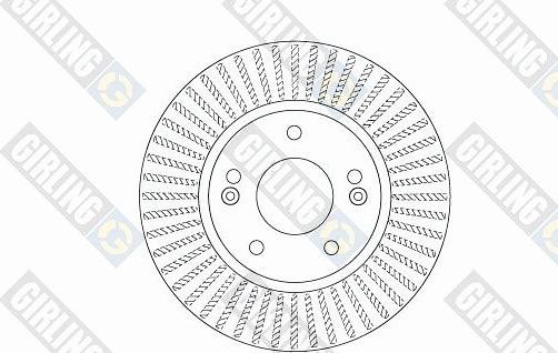 Girling 6080561 - Тормозной диск autospares.lv