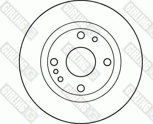 Girling 6030884 - Тормозной диск autospares.lv