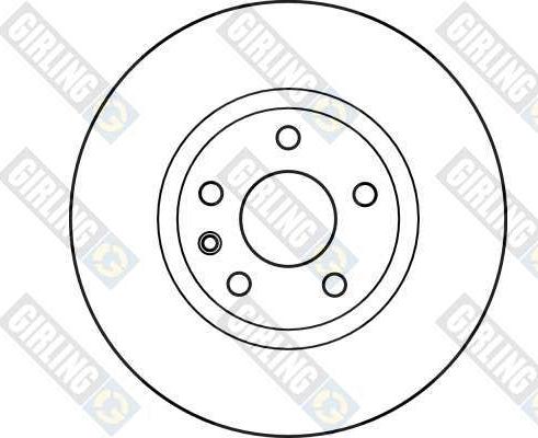 Girling 6026451 - Тормозной диск autospares.lv