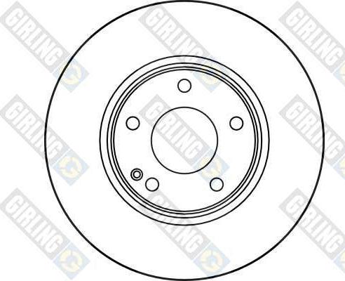 Girling 6026561 - Тормозной диск autospares.lv