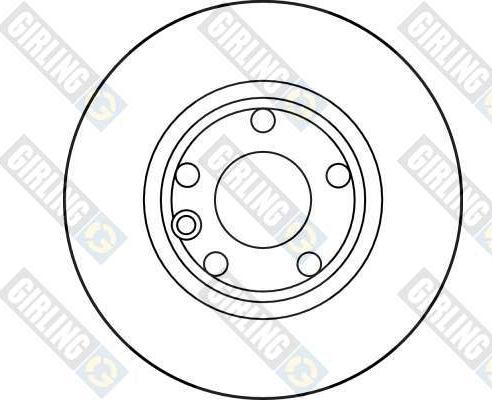 Girling 6026653 - Тормозной диск autospares.lv