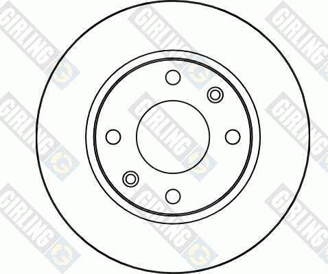 Girling 6028153 - Тормозной диск autospares.lv