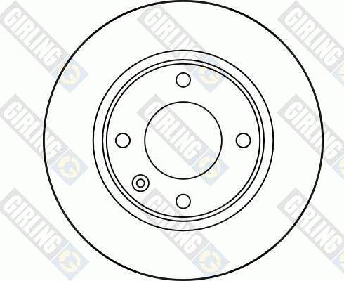 Girling 6027994 - Тормозной диск autospares.lv