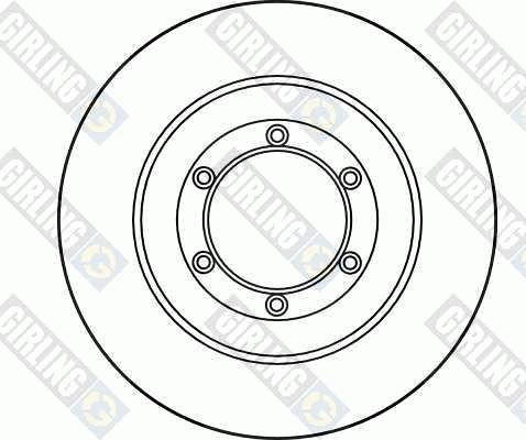 Girling 6027951 - Тормозной диск autospares.lv