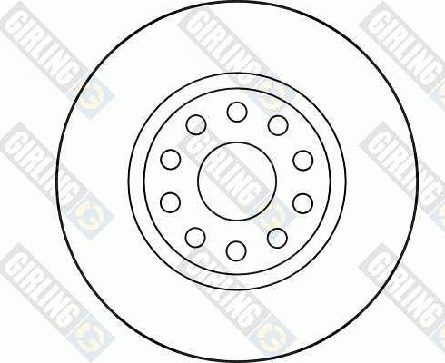 Girling 6027611 - Тормозной диск autospares.lv