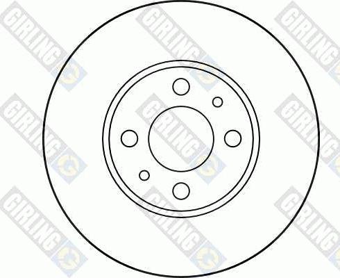 Girling 6027341 - Тормозной диск autospares.lv