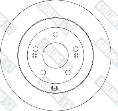 Girling 6079964 - Тормозной диск autospares.lv