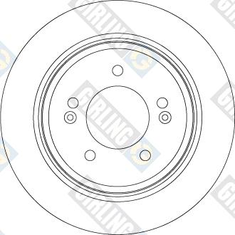 Girling 6079534 - Тормозной диск autospares.lv