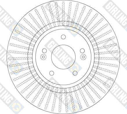 Girling 6079731 - Тормозной диск autospares.lv