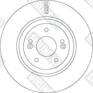 Girling 6075921 - Тормозной диск autospares.lv