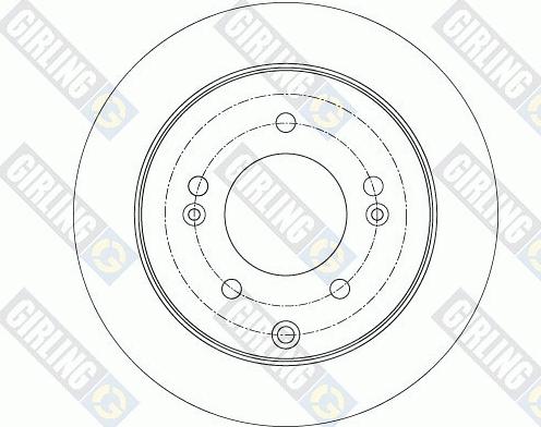 Girling 6078194 - Тормозной диск autospares.lv