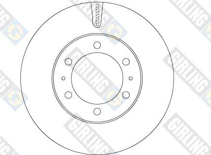 Girling 6078275 - Тормозной диск autospares.lv