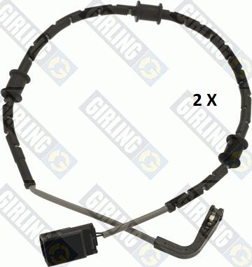 Girling 6337102 - Сигнализатор, износ тормозных колодок autospares.lv