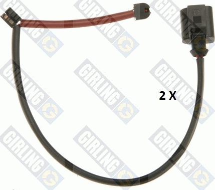 Girling 6325809 - Сигнализатор, износ тормозных колодок autospares.lv