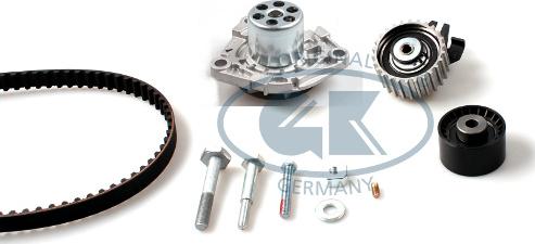 GK K981089D - Водяной насос + комплект зубчатого ремня ГРМ autospares.lv