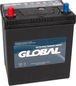 GLOBAL GL035C - Стартерная аккумуляторная батарея, АКБ autospares.lv