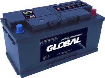 GLOBAL GR090EU - Стартерная аккумуляторная батарея, АКБ autospares.lv