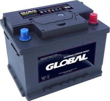 GLOBAL GR065EU - Стартерная аккумуляторная батарея, АКБ autospares.lv