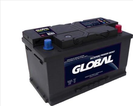 GLOBAL GR080A - Стартерная аккумуляторная батарея, АКБ autospares.lv