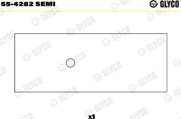 Glyco 55-4282 SEMI - Втулка подшипника, шатун autospares.lv