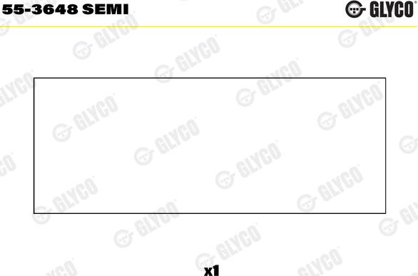 Glyco 55-3648 SEMI - Втулка подшипника, шатун autospares.lv