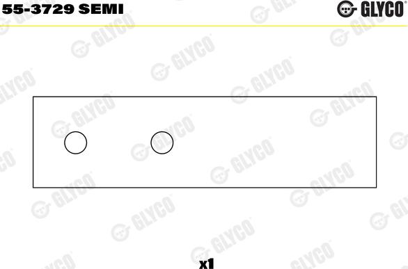 Glyco 55-3729 SEMI - Втулка подшипника, шатун autospares.lv