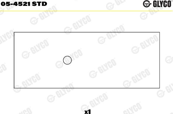 Glyco 05-4521 STD - Втулка подшипника, шатун autospares.lv