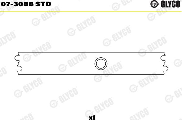 Glyco 07-3088 STD - Втулка, рычаг autospares.lv