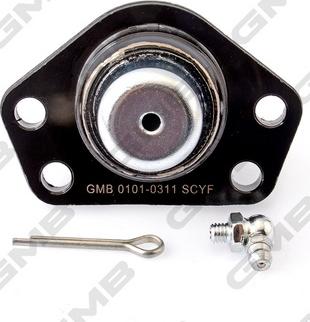 GMB 0101-0311 - Шаровая опора, несущий / направляющий шарнир autospares.lv