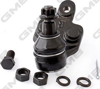 GMB 0101-0736 - Шаровая опора, несущий / направляющий шарнир autospares.lv