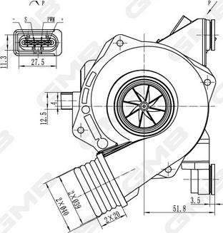 GMB GEW-BM006 - Водяной насос autospares.lv